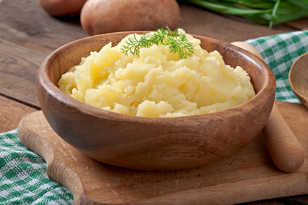 Fresh and flavorful mashed potatoes