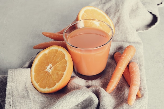 Fresh fruit juices and fruits