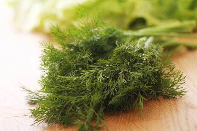 Fresh green dill