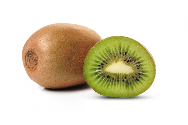 Fresh kiwi fruit isolated