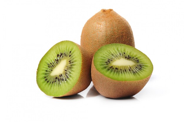 Fresh kiwi fruit isolated