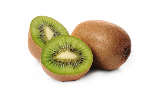 Fresh kiwi fruit isolated