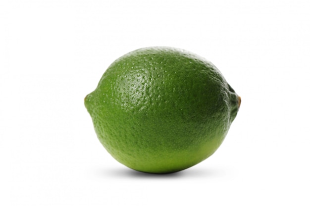 Fresh lime fruit isolated