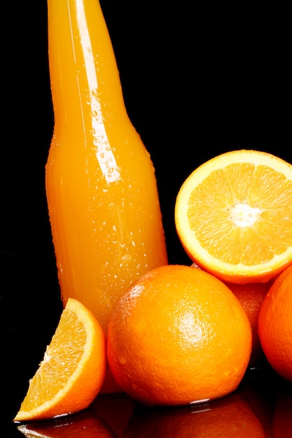 Free photo fresh orange drink