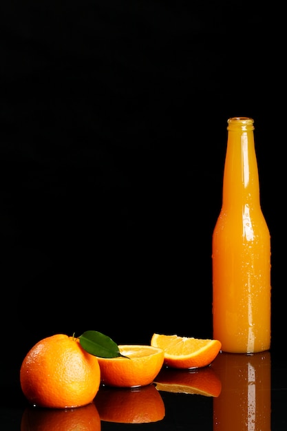 Free photo fresh orange drink