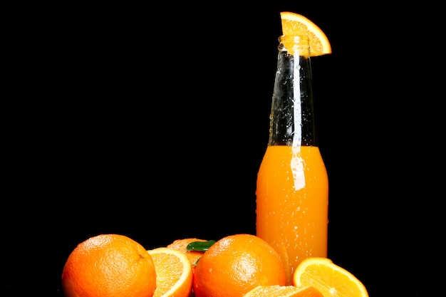 Free photo fresh orange drink