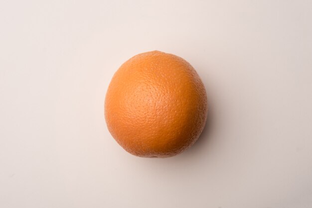 Fresh orange fruit isolated over