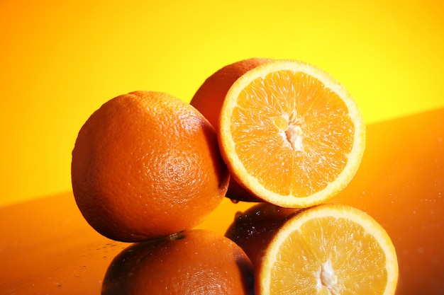 신선한 오렌지 과일