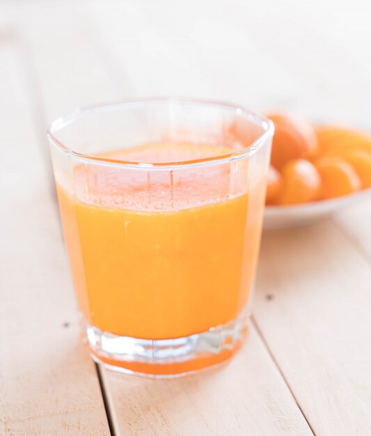 fresh orange with juice