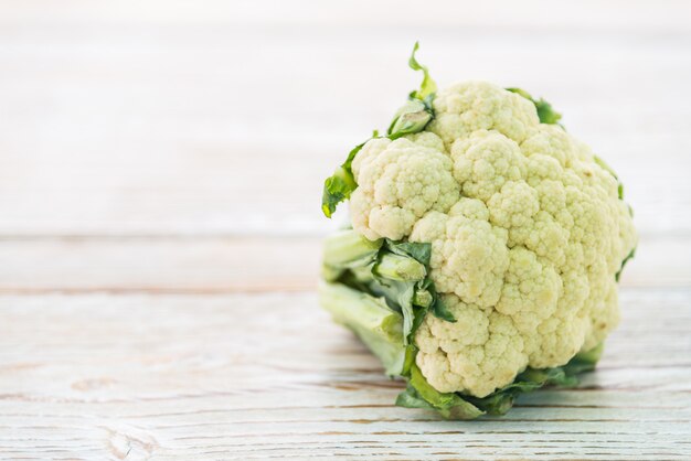 Fresh organic cauliflower