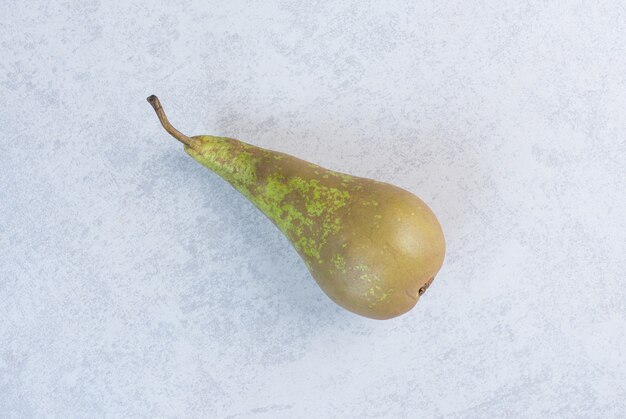 Fresh organic Pear isolated on grey background. 