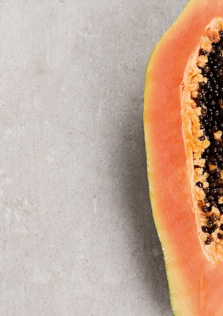 Foto gratuita frutto di papaya fresca