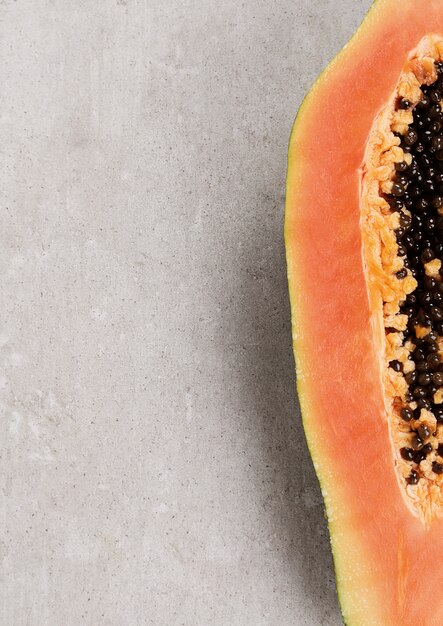 Fresh papaya fruit