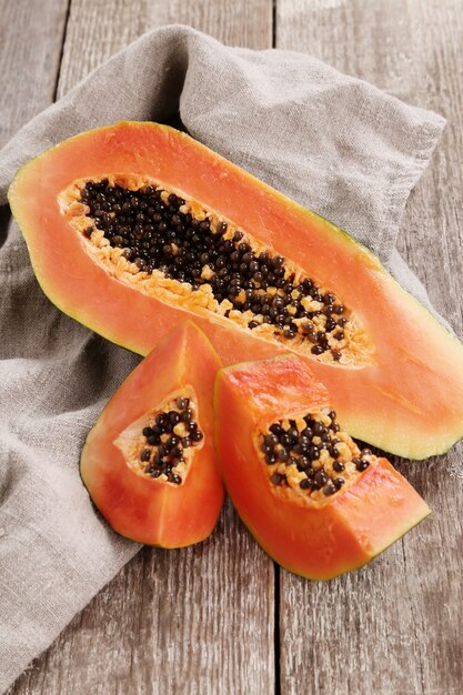 Fresh papaya fruit