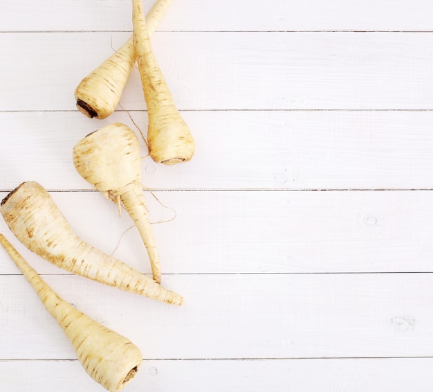 Fresh parsnips