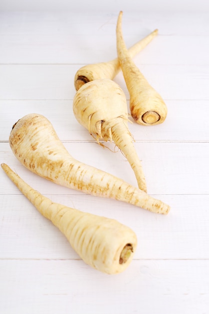 Free photo fresh parsnips