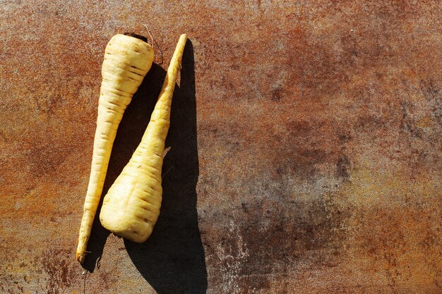 Fresh parsnips