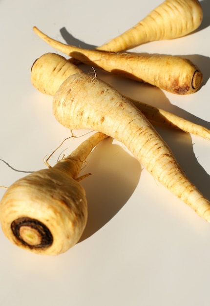 Free photo fresh parsnips