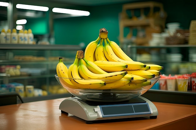 Free photo fresh raw bananas arrangement