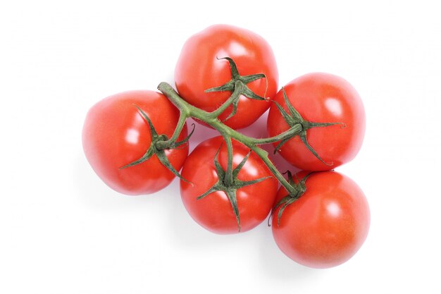 Fresh red tomatos