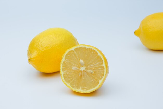 Fresh ripe lemons