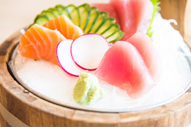 Fresh sashimi fish