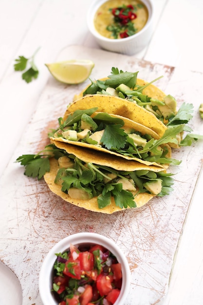 Foto gratuita taco fresco