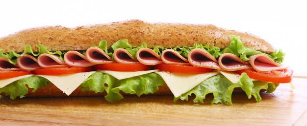 Fresh and tasty sandwich