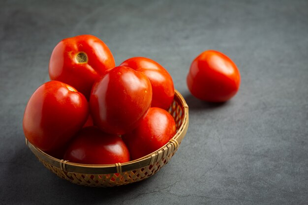 Fresh tomatoes ready to cook