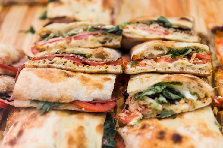 Free Photo fresh vegetable quesadilla
