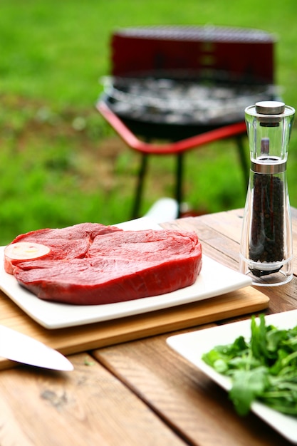 Fresh and very tasty steak