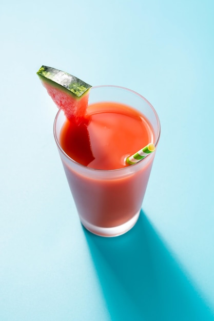 Free photo fresh watermelon juice