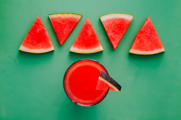 Fresh watermelon juice