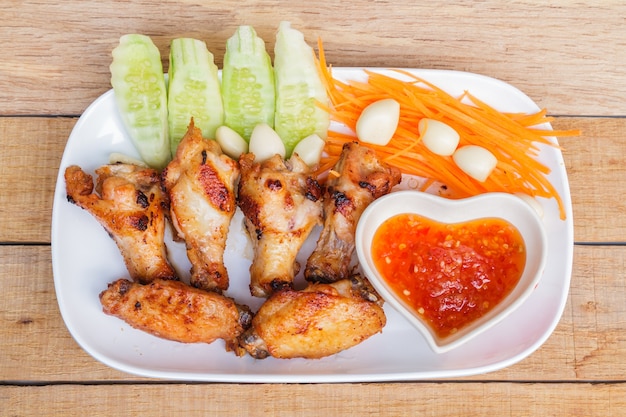 Fried chicken with fish sauce