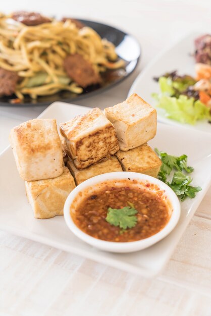 Fried Tofu - healthy food