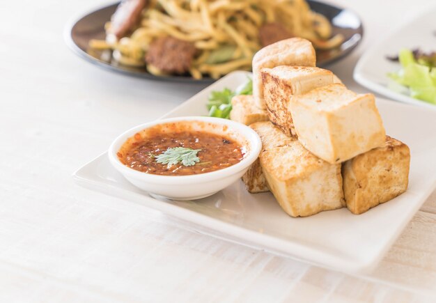 Fried Tofu - healthy food