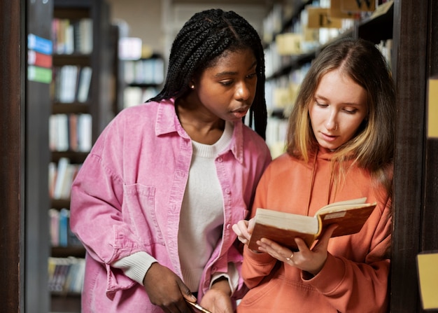 Friends learning in a study group