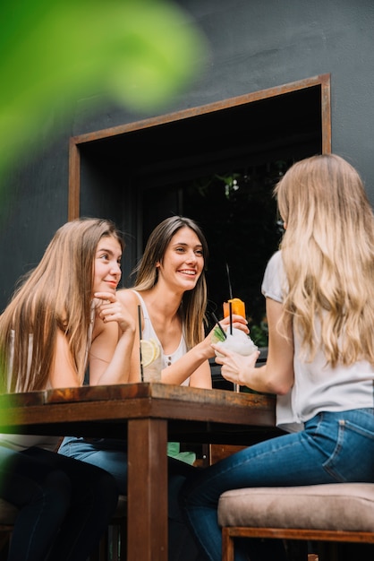 Friends at the terrace