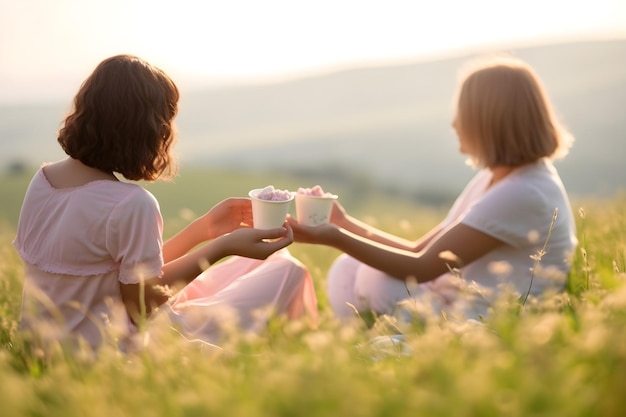 friendship picnic background