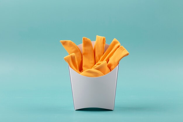 Fries made out of clothes