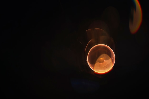 Free photo from above abstract candle