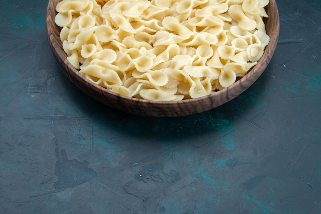 Deliciously Cooked Italian Pasta Served on a Dark Plate