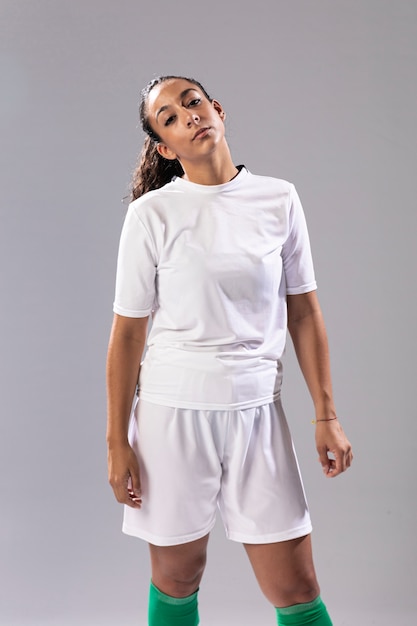 front view fit woman in sportswear