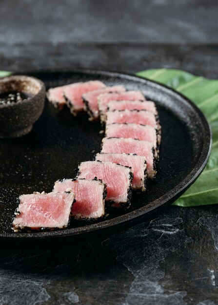 日本料理の正面図