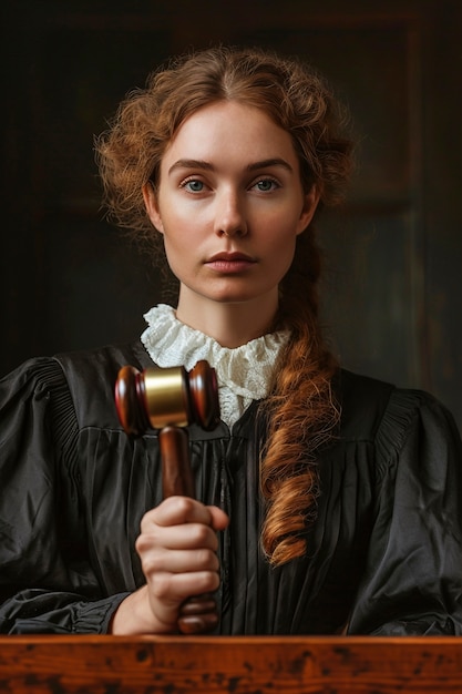 Front view lawyer portrait