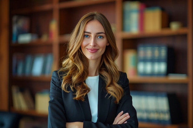 Front view  lawyer portrait