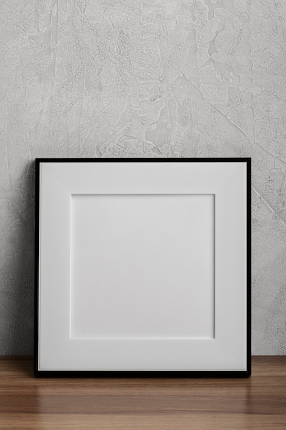 Free photo front view minimal empty frame