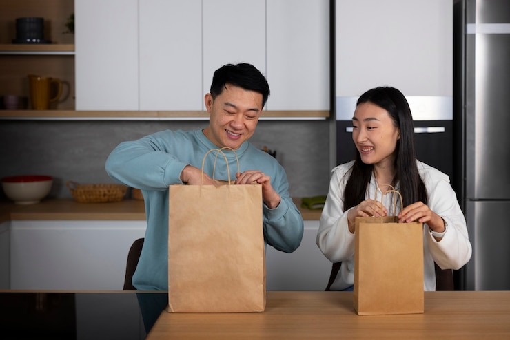 免費 Photo 前景: 吃亞洲食物的人