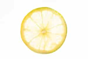 Free photo front view slice of sour lemon