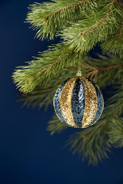 Front view tree ornament close-up